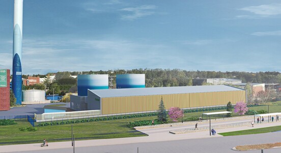 Vermo, Finland air-to-water heat pump plant