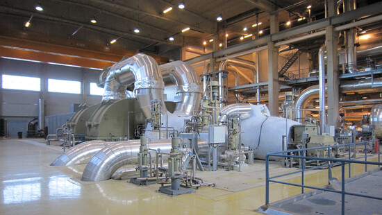 Keljonlahti CHP plant turbine