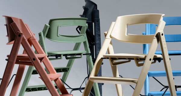 Klapp recycled - highchair made of Fortum Circo® compound