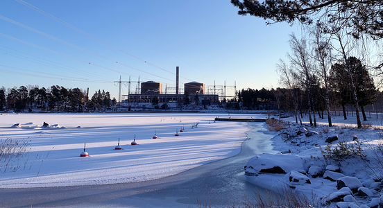 Loviisa power plant winter
