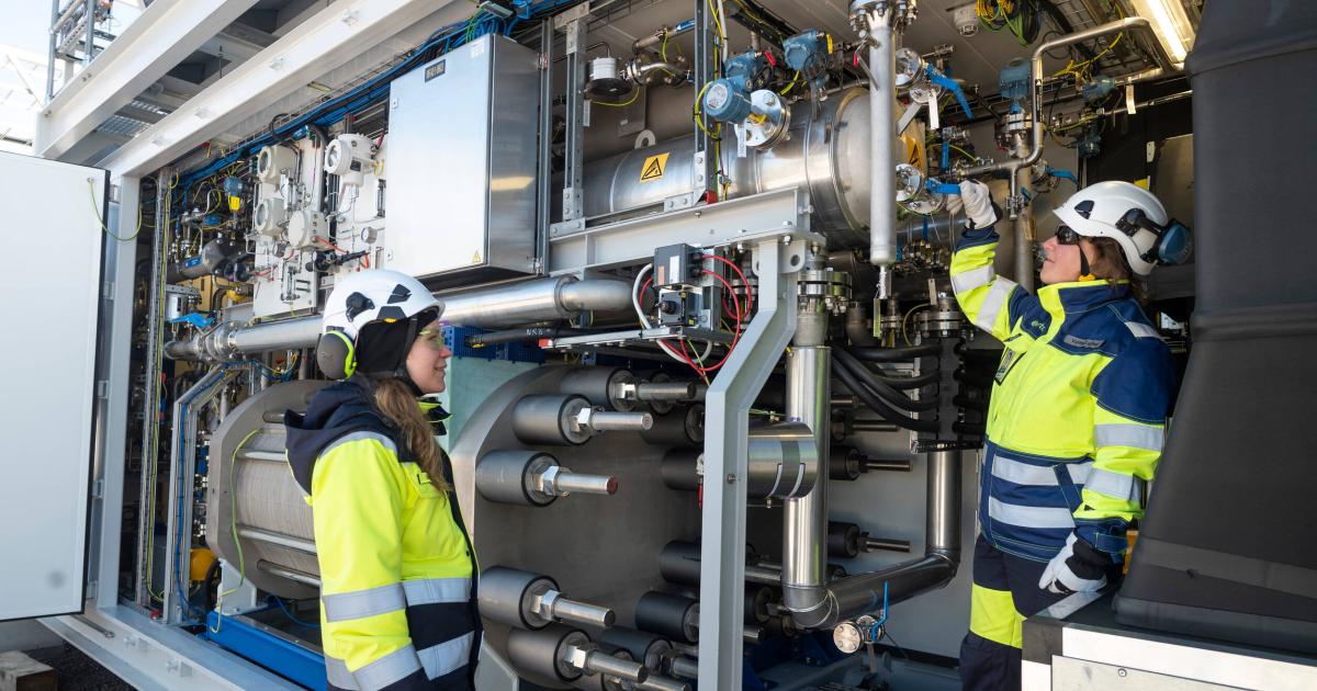 Fortum inviger vätetestcenter i Lovisa